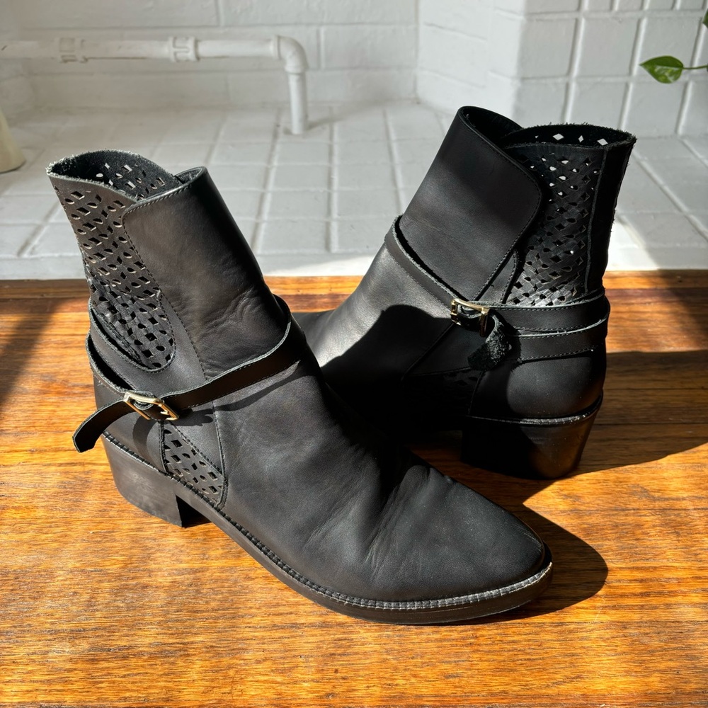 Miista Black Ankle Boots